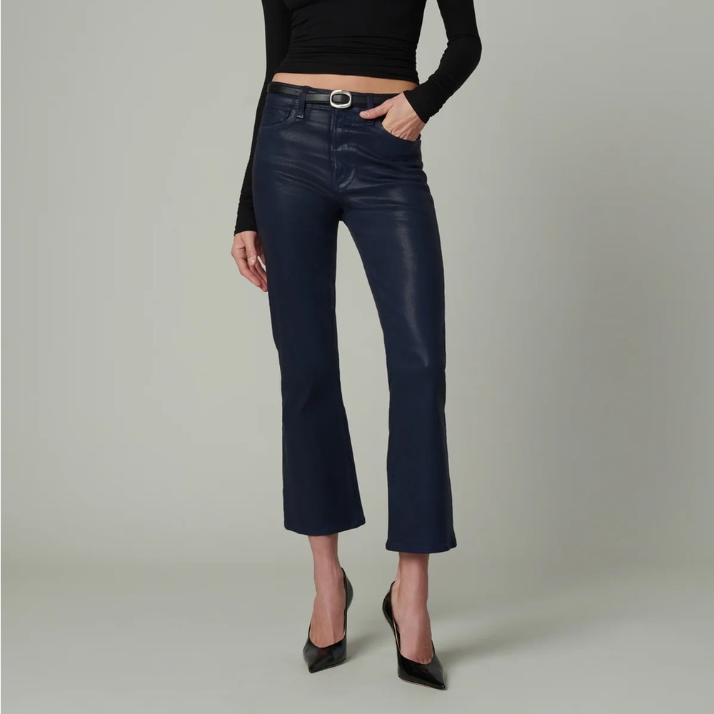 JOE’S THE CALLIE HIGH RISE CROPPED BOOTCUT // COATED